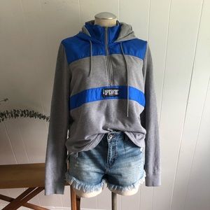 Pink blue sweatshirt size large